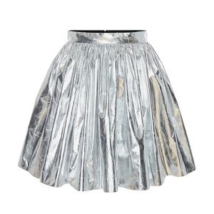 NWT Alexander McQueen silver skirt, 40
